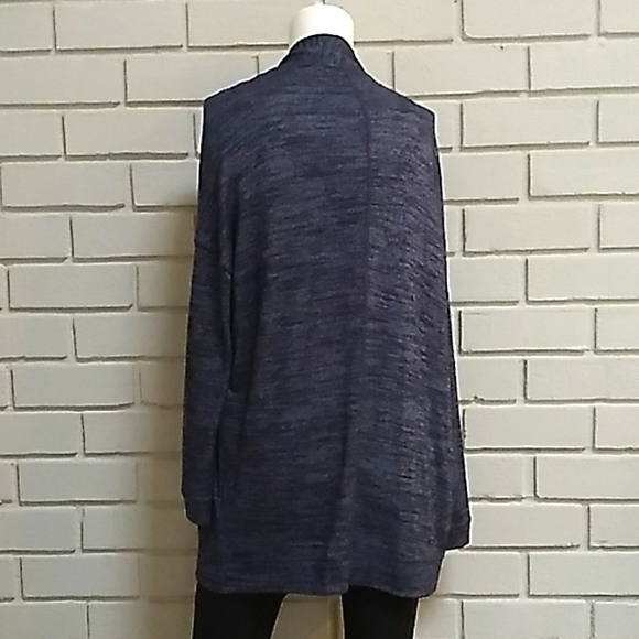 Abercrombie & Fitch Oversized Blue Open Front Sweater Cardigan. Size XS - Picture 5 of 7
